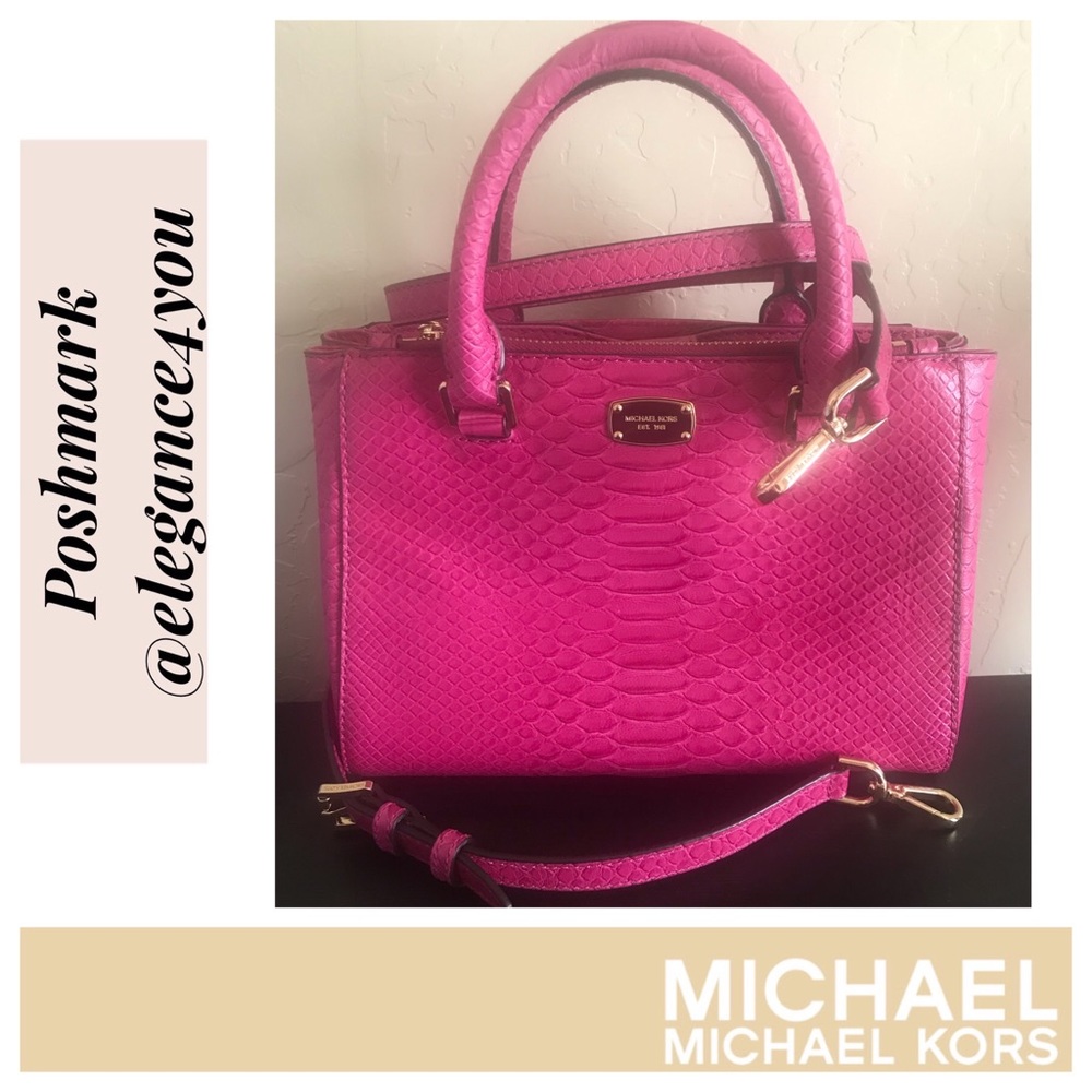 ✨MICHAEL KORS✨RARE Authentic Snakeskin Satchel!
